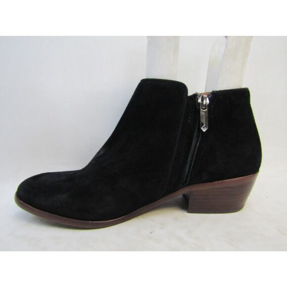Sam Edelman Womens Size 9 M Black Suede Zip Ankle Fashion Boots Bootie - Picture 2 of 11